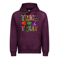 Mauve Wine trick or treat Urban Hoodie - Zillion Design Studio