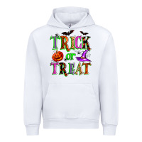 White trick or treat Urban Hoodie - Zillion Design Studio
