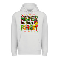 Dove Grey never let them forget Premium Hoodie - Zillion Design Studio