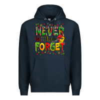 Navy never let them forget Premium Hoodie - Zillion Design Studio