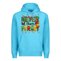 Ocean Blue never let them forget Premium Hoodie - Zillion Design Studio