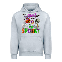 Heather Grey sweet and spooky Urban Hoodie - Zillion Design Studio