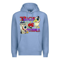 Colony Blue Trick or Tequila Premium Hoodie - texasbilliewilder