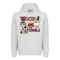 Dove Grey Trick or Tequila Premium Hoodie - texasbilliewilder