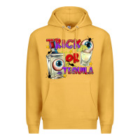Mustard Trick or Tequila Premium Hoodie - texasbilliewilder