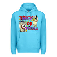 Ocean Blue Trick or Tequila Premium Hoodie - texasbilliewilder