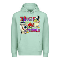 Seafoam Trick or Tequila Premium Hoodie - texasbilliewilder