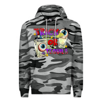 Slate Camo Trick or Tequila Premium Hoodie - texasbilliewilder