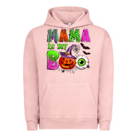 Pigment Salmon mama is my boo Urban Hoodie - Zillion Design Studio