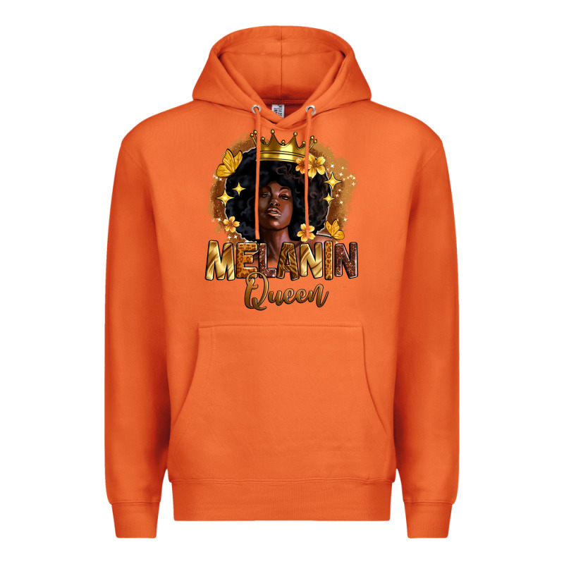 Melanin Queen Premium Hoodie by Zillion Design Studio | Teevron
