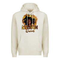 Oatmeal Heather melanin queen Premium Hoodie - Zillion Design Studio