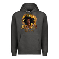 Charcoal Heather melanin queen Premium Hoodie - Zillion Design Studio