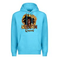 Ocean Blue melanin queen Premium Hoodie - Zillion Design Studio