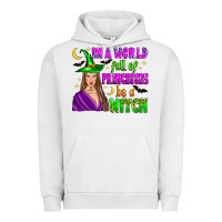 Pigment Lunar Rock in a world full of princesses be a witch Urban Hoodie - Zillion Design Studio