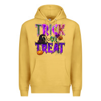 Antique Gold Trick or Treat Premium Hoodie - texasbilliewilder