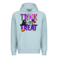 Blue Mist Trick or Treat Premium Hoodie - texasbilliewilder