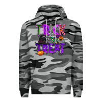 Slate Camo Trick or Treat Premium Hoodie - texasbilliewilder