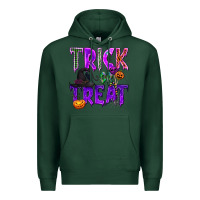 Sports Green Trick or Treat Premium Hoodie - texasbilliewilder