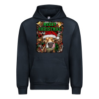 Navy merry christmas heifer with cowbells Urban Hoodie - RanaPortraitStore