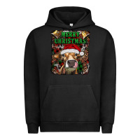 Pigment Black merry christmas heifer with cowbells Urban Hoodie - RanaPortraitStore