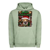 Merry Christmas Heifer With Cowbells Urban Hoodie | Teevron