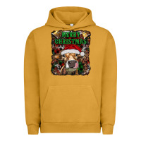 Pigment Peanut Butter merry christmas heifer with cowbells Urban Hoodie - RanaPortraitStore