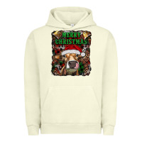 Pigment Pistachio merry christmas heifer with cowbells Urban Hoodie - RanaPortraitStore
