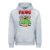 Heather Grey fang tastic dude Urban Hoodie - Zillion Design Studio