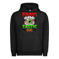 Pigment Black fang tastic dude Urban Hoodie - Zillion Design Studio