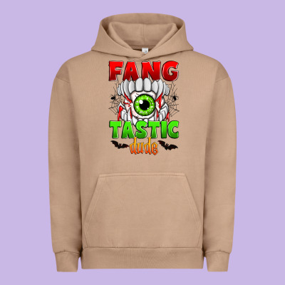 Fang Tastic Dude Urban Hoodie Designed By Zillion Design Studio