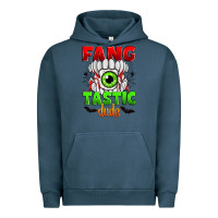 Pigment Midnight Navy fang tastic dude Urban Hoodie - Zillion Design Studio