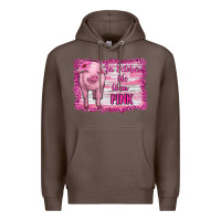 Coffee in october we wear pink pig Premium Hoodie - RanaPortraitStore