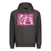 Smoke in october we wear pink pig Premium Hoodie - RanaPortraitStore