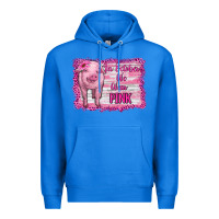 True Royal in october we wear pink pig Premium Hoodie - RanaPortraitStore
