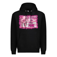 Black in october we wear pink pig Premium Hoodie - RanaPortraitStore
