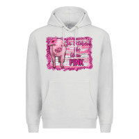 Dove Grey in october we wear pink pig Premium Hoodie - RanaPortraitStore