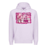 Lilac in october we wear pink pig Premium Hoodie - RanaPortraitStore