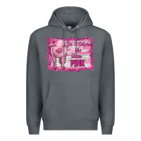 Rock in october we wear pink pig Premium Hoodie - RanaPortraitStore