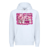 White in october we wear pink pig Premium Hoodie - RanaPortraitStore