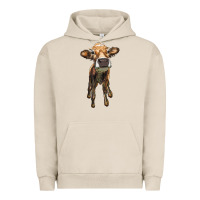 Pigment French Oak heifer cow Urban Hoodie - RanaPortraitStore