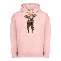 Pigment Salmon heifer cow Urban Hoodie - RanaPortraitStore