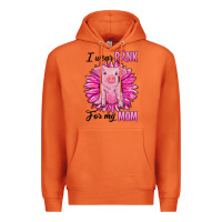 Carrot i wear pink for my mom pig Premium Hoodie - RanaPortraitStore