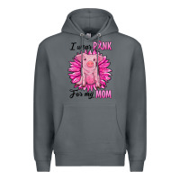 Rock i wear pink for my mom pig Premium Hoodie - RanaPortraitStore