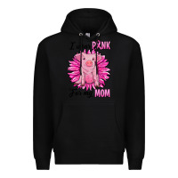 Black i wear pink for my mom pig Premium Hoodie - RanaPortraitStore