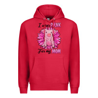 Cardinal i wear pink for my mom pig Premium Hoodie - RanaPortraitStore