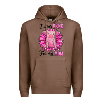 Chestnut i wear pink for my mom pig Premium Hoodie - RanaPortraitStore