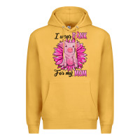 Mustard i wear pink for my mom pig Premium Hoodie - RanaPortraitStore