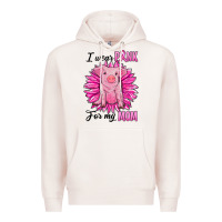 Pale Pink i wear pink for my mom pig Premium Hoodie - RanaPortraitStore