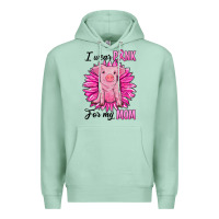 Seafoam i wear pink for my mom pig Premium Hoodie - RanaPortraitStore