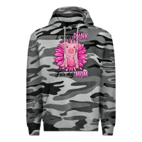 Slate Camo i wear pink for my mom pig Premium Hoodie - RanaPortraitStore
